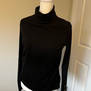 Black turtle neck sweater